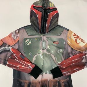 Boba Fett Star Wars Medium Costume Zip Up